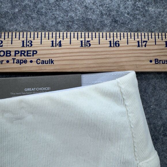 Soft Surroundings Womens Cord Flare Pants Size Large 14/16 Ivory Hippie Boho - Picture 5 of 7